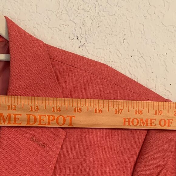 John Blair Men's Coral Blazer Linen Blend Size 42 - Picture 3 of 10